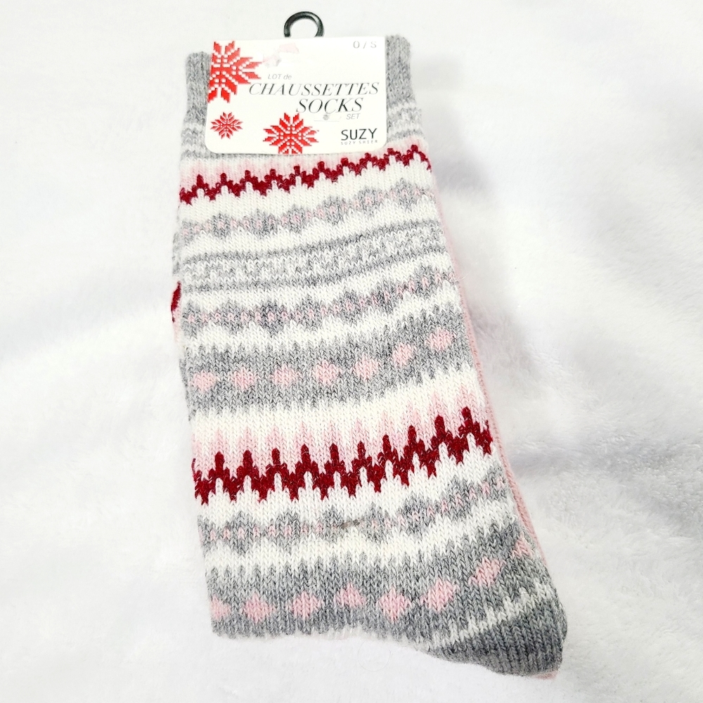 New! 2 pack Cozy Socks